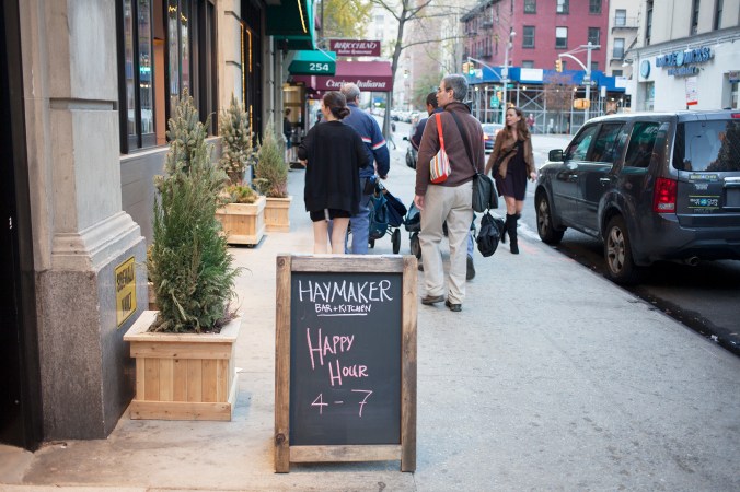 Haymaker NYC - chalkboard