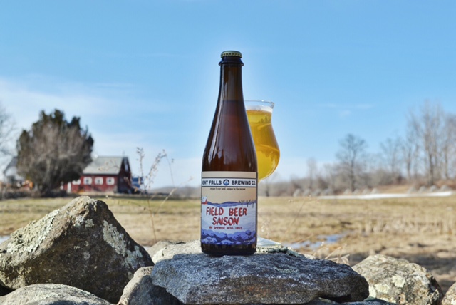 Kent Falls Brewing's Field Beer, brewed with 100% Connecticut-grown ingredients.