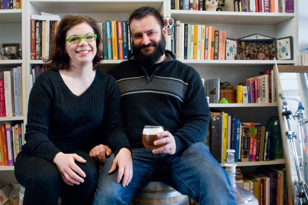 Mary Izett and Chris Cuzme. via Brooklyn Magazine